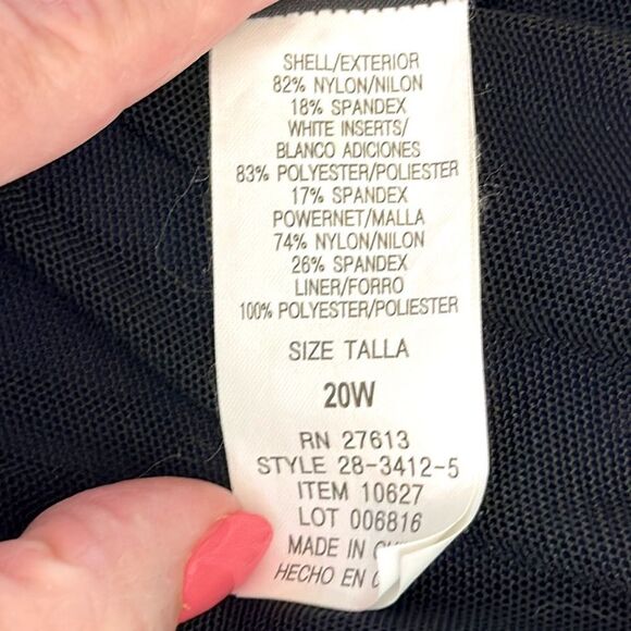 Robby Len Swimdress Size 20W Navy Blue & White EUC - Picture 15 of 15